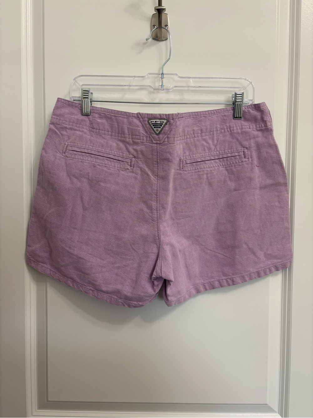 Women’s High-Waist Lilac Shorts with Tailored Back